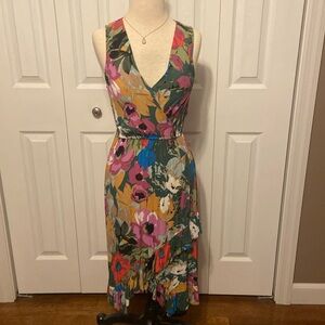 Tracey Reese floral dress from Anthropology